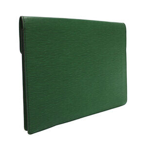 Louis Vuitton Bag Senator Document Epi Clutch Porte
